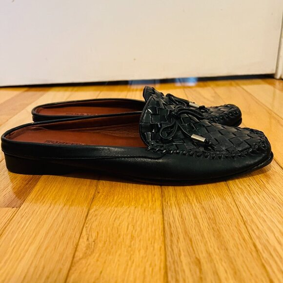 ROBERT ZUR Petra Loafers Women Sz 9 M Black Soft Leather Slip On Shoes Moccasin - Picture 6 of 16